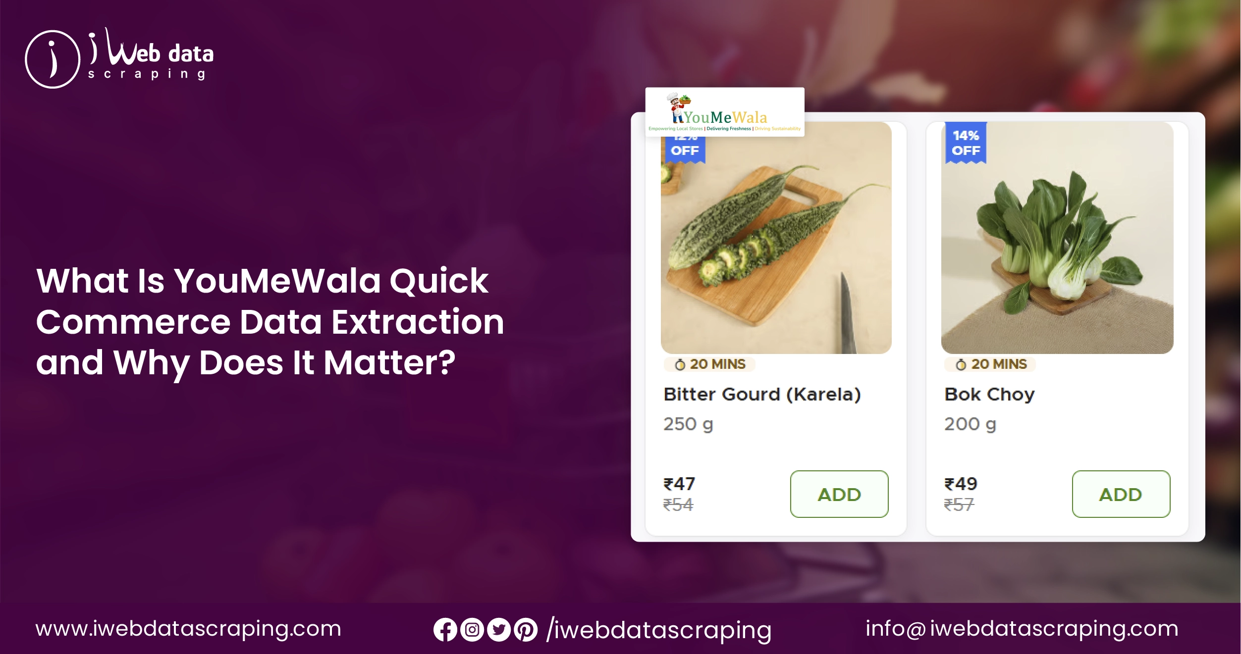 What Is YouMeWala Quick Commerce Data Extraction and Why Does It Matter?